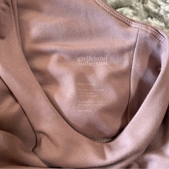 Girlfriend Collective Milo Float Bra & High Rise Float Leggings in Taupe sz S - Picture 5 of 5